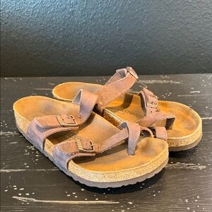 Birkenstock Tan Leather Sandals